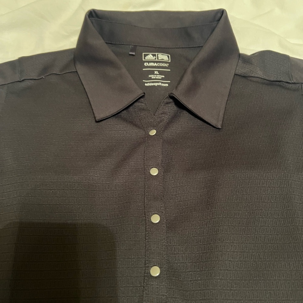 Women’s Adidas Black Golf Sleeveless Polo Shirt in size xl. - Picture 4 of 5